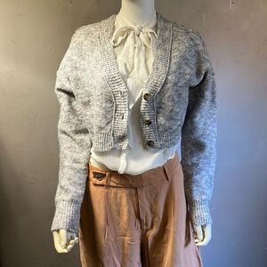 Garage Cropped Cardigan